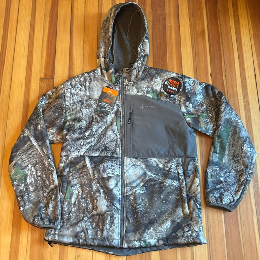 Mens Habit Outdoors Sherpa Lined Jacket